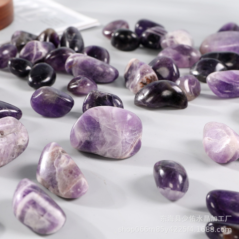 Natural Amethyst Small Particle Gravel Gravel Decoration Fish Tank Color Stone Crystal Stone Powder Stone Gravel Application Scenario