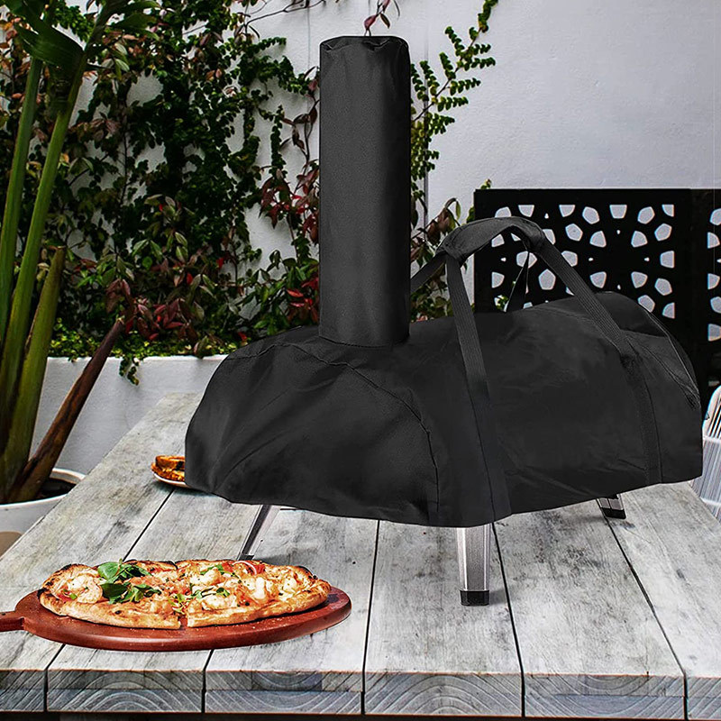 Wholesale of Amazon's best-selling pizza oven cover, 210D portable oven dust cover, pizza oven lid details Picture