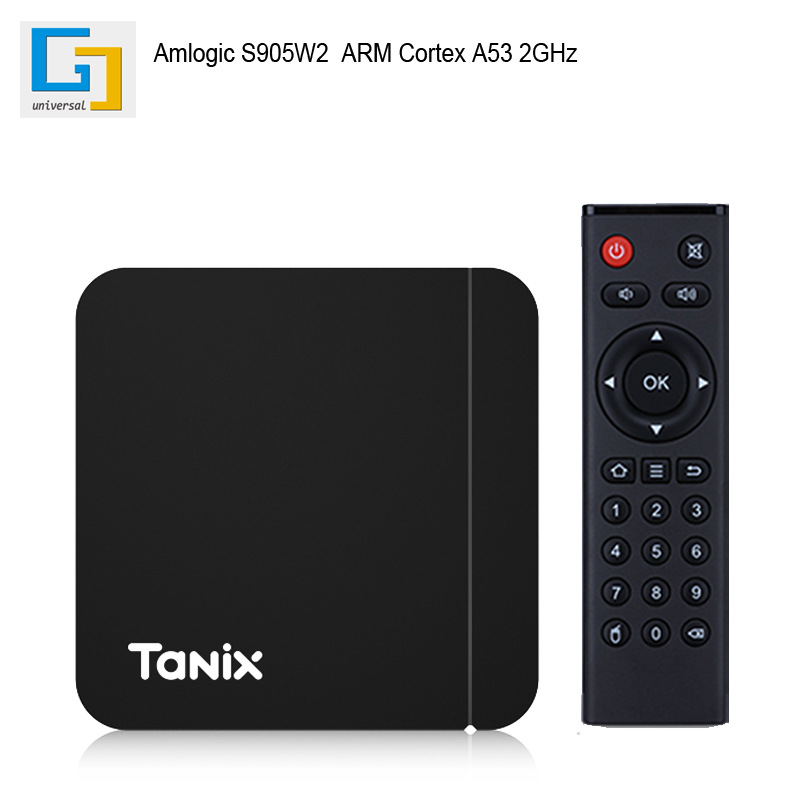 Tanix W2 智能电视机顶盒 TV BOX S905W2 安卓11 WiFi 电视盒子图