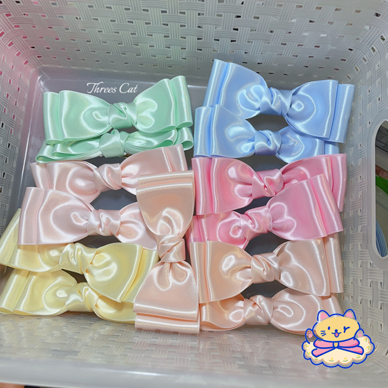 T! Japan Imported Satin Diamond Polyester With Small Code Hand-Made Diy Hair Accessories Lolita Bow Material Specification drawing