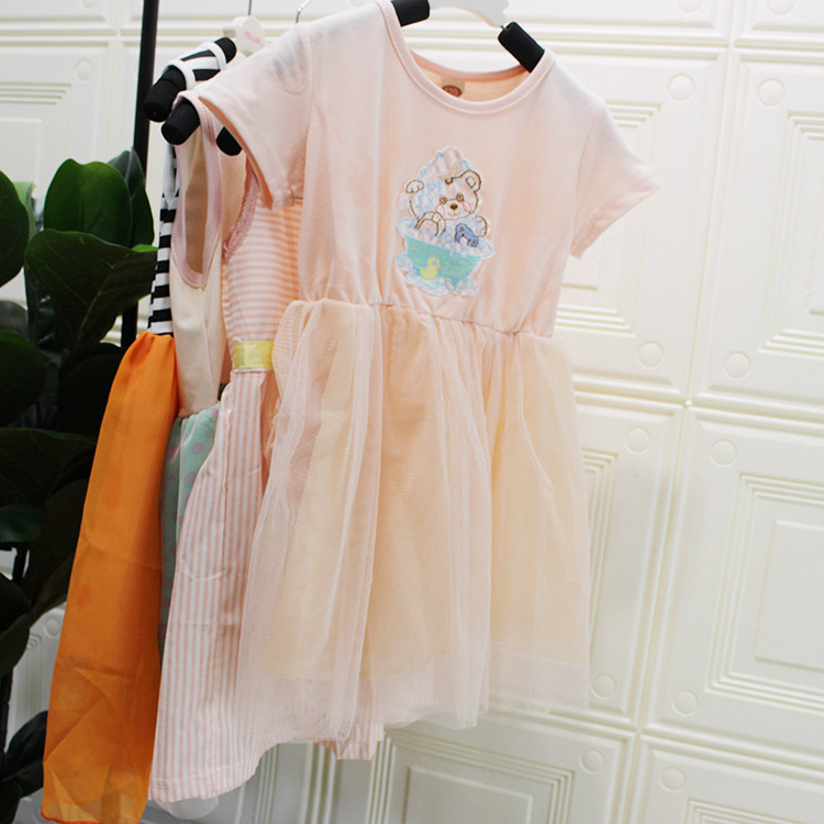 2021 Summer new girls' dress for foreign trade, Korean version children's tulle princess dress, cheap supply for foreign trade Specification image