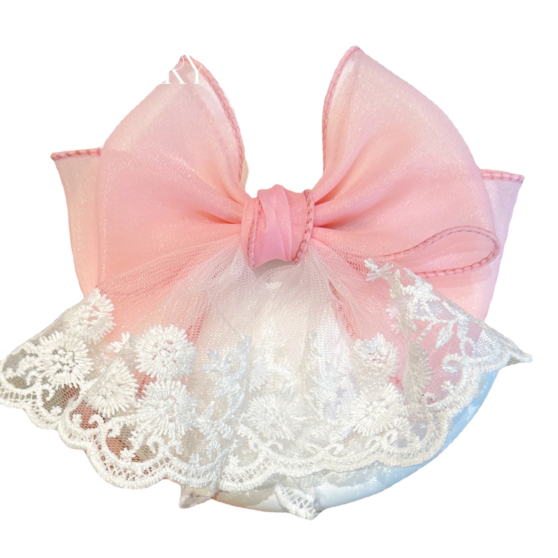 Summer New Cute Bow Lace Children's Hair Clip Handmade Spring/Summer Delicate Baby Girls Cute Children's Hair Accessories Item Picture