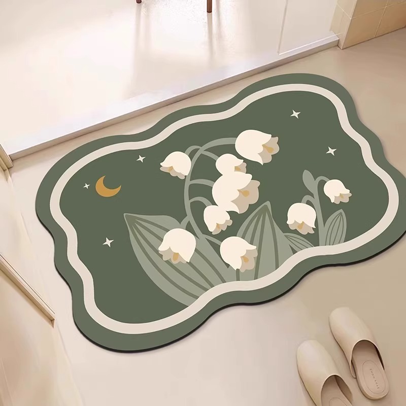 防滑垫/跨境/两件套地毯/马桶坐垫盖套/揉面垫塑料产品图