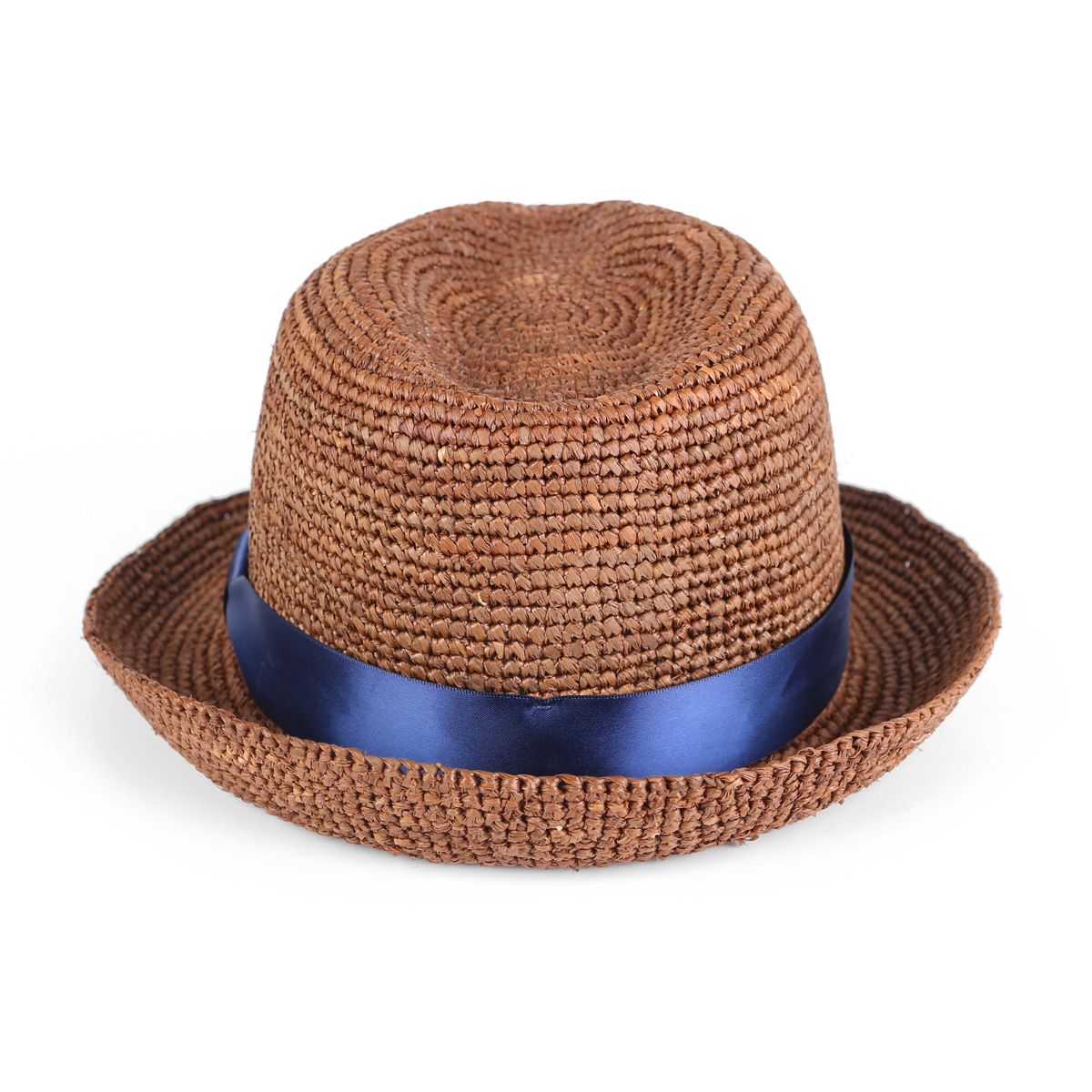 100% Lafite straw hand-hook woven top hats for business gifts, high-end and fashionable. For evening wear, straw hats and outdoor sun hats Specification image