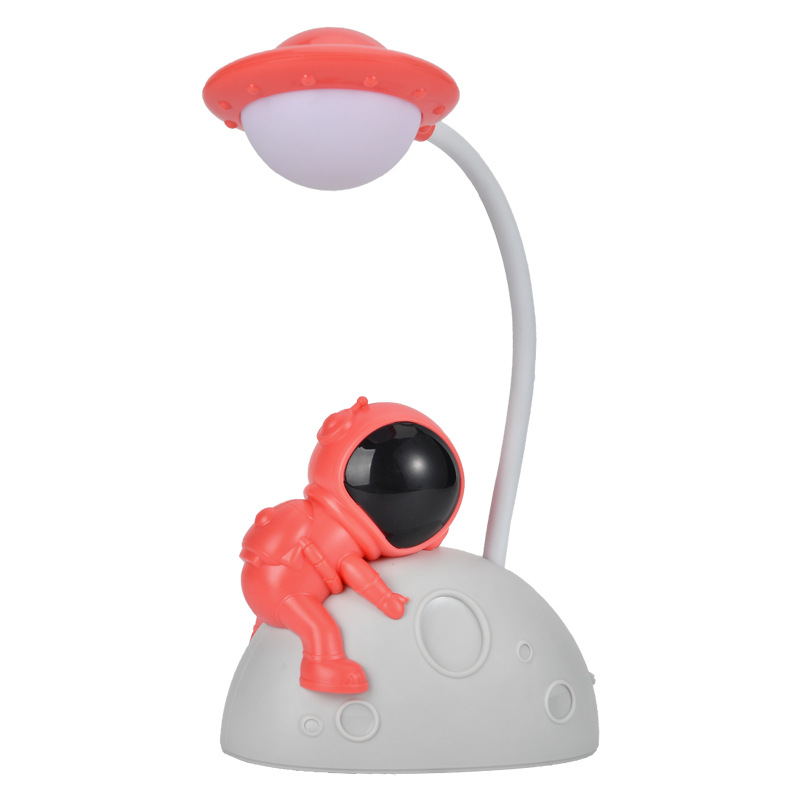 Creative Astronaut Lamp, Student eye-protecting charging Lamp, Cartoon Folding Learning led lamp Item Picture