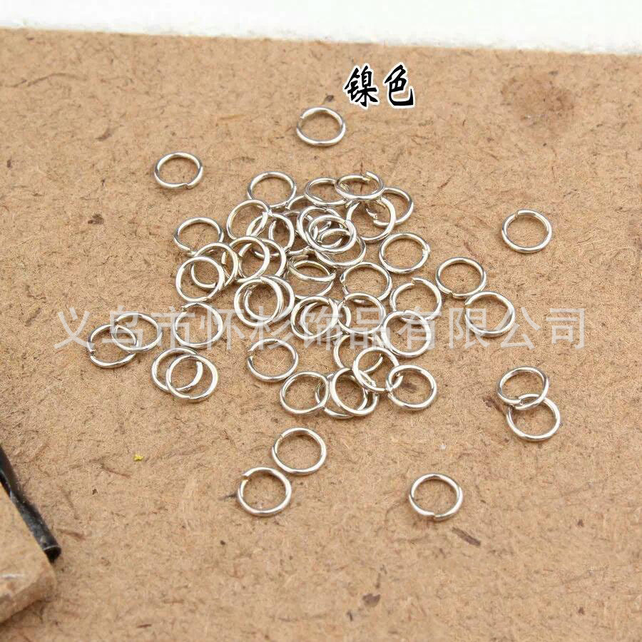 diy jewelry accessories, handcrafted beaded, open single-loop necklace, buckle, bracelet, clasp, closed loop, connecting loop Specification image