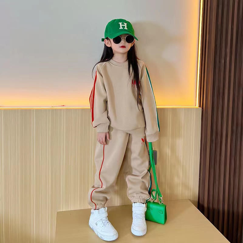 Spring/Autumn 2023 New Children's Korean-style fashionable and casual two-piece set for kids details Picture