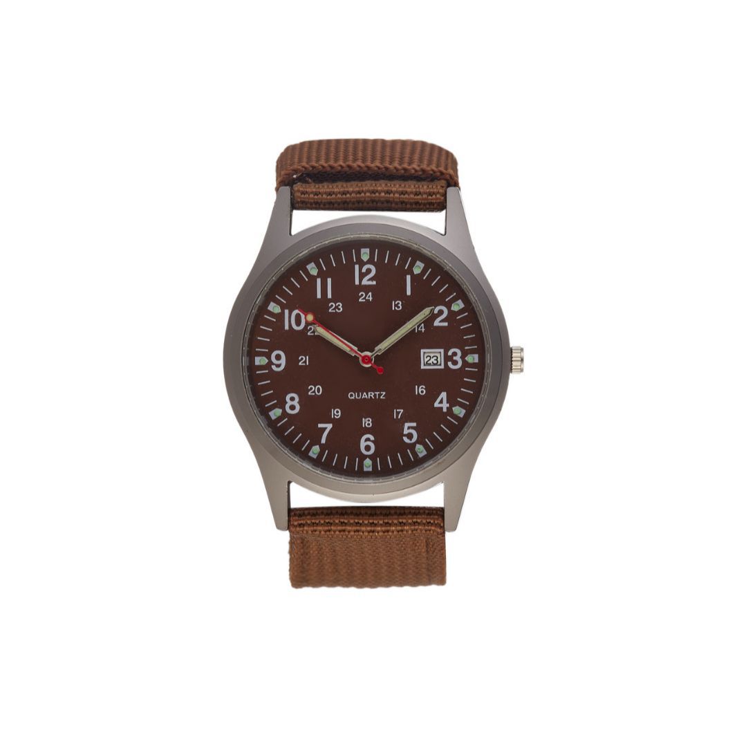 New canvas clothing men's watch, casual and fashionable gift watch, military watch calendar wish student sports watch quartz watch Item Picture