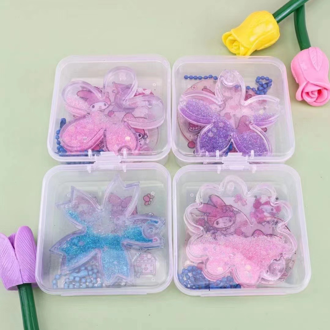 Sakura Quicksand Guka brick set Children's creative handmade DIY hand tent material cute Quicksand Guka brick pendant details Picture
