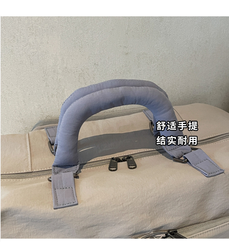 跨境批发大容量可套拉杆外出单肩旅行包轻便手提健身瑜伽包旅游包详情9