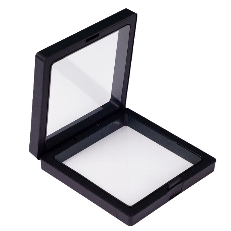 Suspended box, film jewelry box, ring, necklace, bracelet packaging box, high-end wearing armor packaging, storage box, cover Item Picture