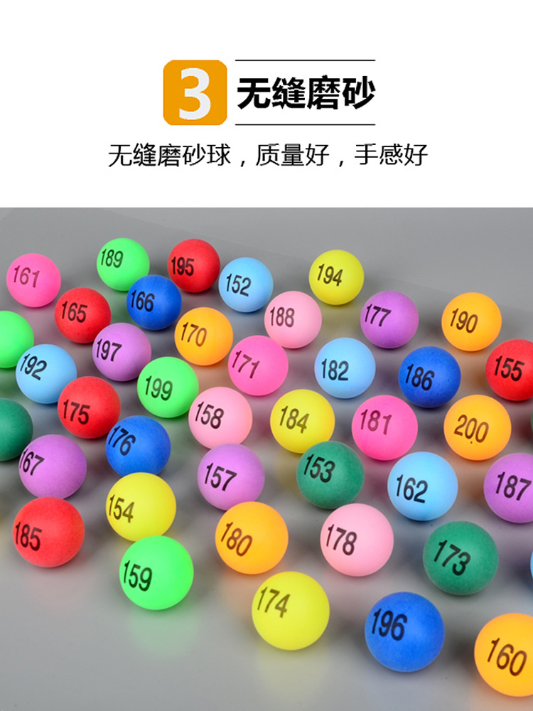 Color Numerical Ball Number Ball Draw Table Tennis Bidding Lottery Machine Draw Box Ball Diameter 4C Item Picture