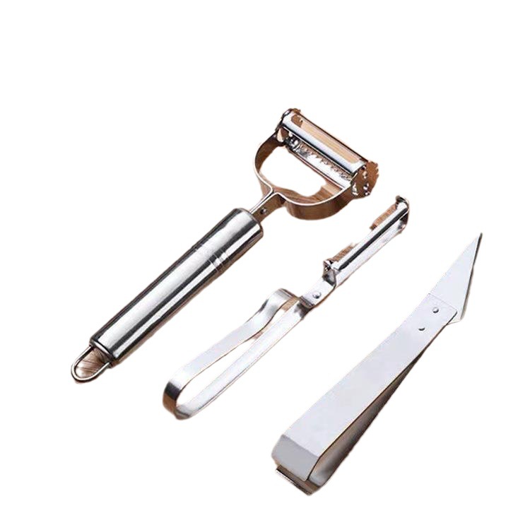 厨房用品/削皮器/土豆削皮器/全金属削皮/削皮刀白底实物图