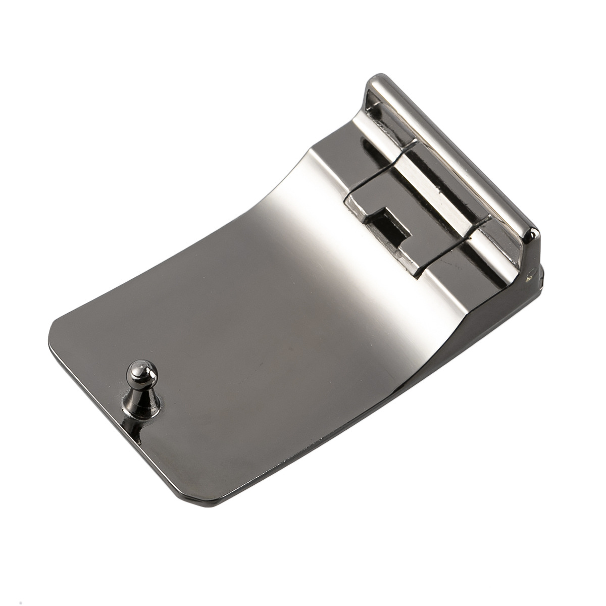 Men's Smooth Zinc Alloy Film Plate Buckle Waist Head Simple Atmosphere With 33Mm Perforated Belt Buckle Wholesale Specification drawing