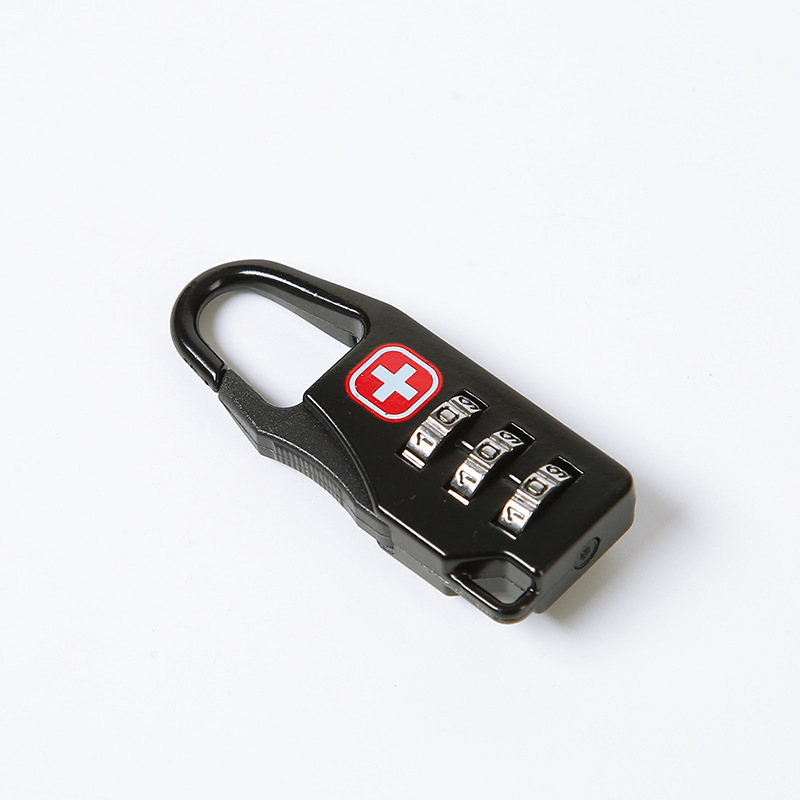 Luggage Password Padlock Digital Pull Rod Box Men's And Women's Backpack Password Lock Cartoon Mini Padlock Wholesale Specification drawing