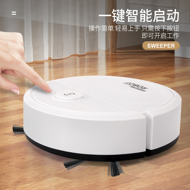 Smart sweeping robot, a household mini vacuum cleaner that can suck, sweep and mop with wireless charging Application Scenario