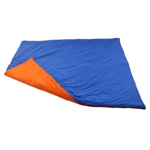 野营睡袋实物图