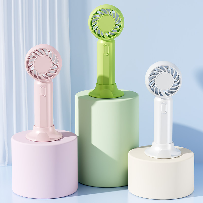 New outdoor handheld fan, portable, silent, office, student desktop mini fan, gift logo