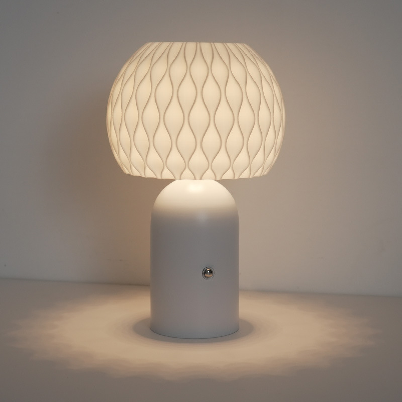 Cross-border desk lamp, bedside lamp, touch wireless charging, new mushroom camping, restaurant dimming, bedroom night light Item Picture