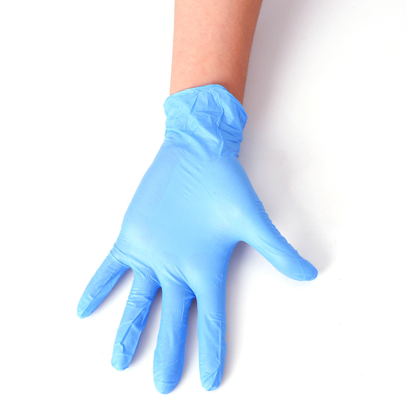 Special disposable nitrile gloves for foreign trade export, powder-free and powder-free disposable inspection gloves, composite nitrile pvc Application Scenario