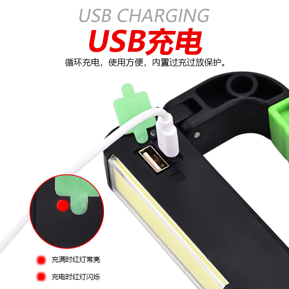 跨境新款/COB便携挂/USB充电带细节图