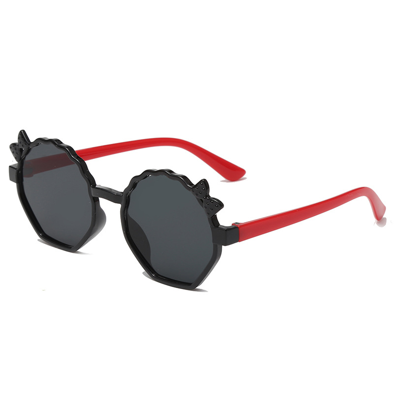 New bow-decorated children's sunglasses, street style cartoon children's sunglasses, Korean version boys' and girls' sunflower glasses Specification image