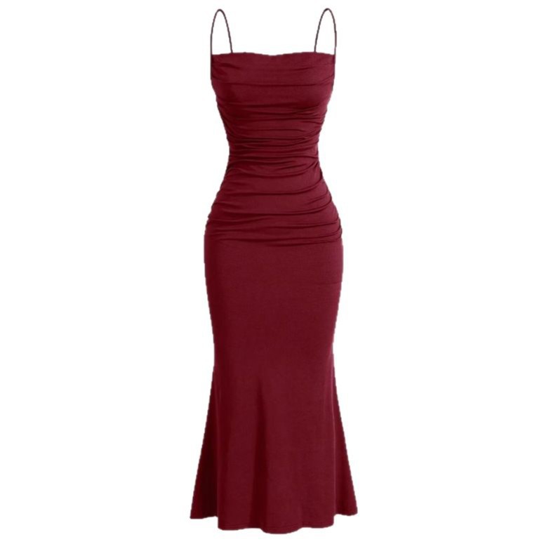 Wholesale of new French halter sexy and slimming women's long dresses from Europe and America in the spring and summer of 2025 Item Picture