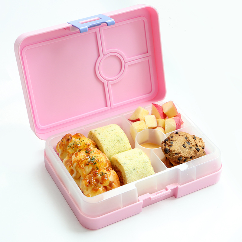 Straps - Lunch box, student bento box, sandwich box, single-layer European and American snack box