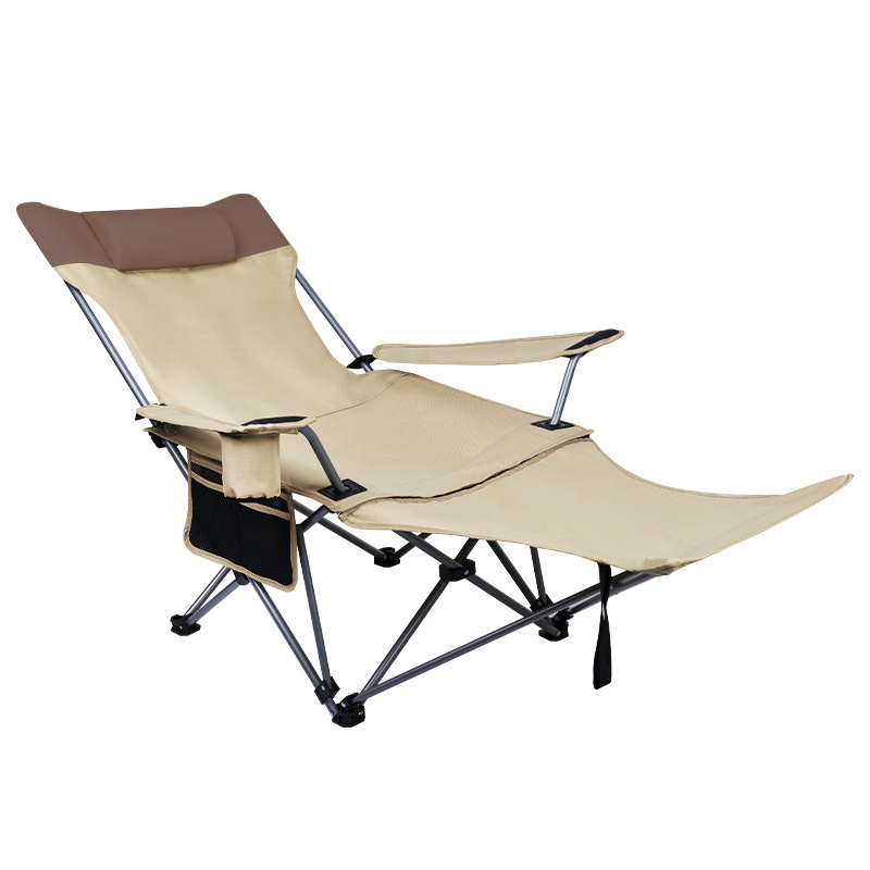 Dacheng Outdoor Camping folding chair, nap Camping portable footrests, sitting and lying dual-purpose chair, lounge chair Item Picture