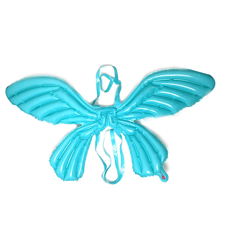 蝴蝶翅膀气球/发光蝴蝶翅膀/充气翅膀白底实物图