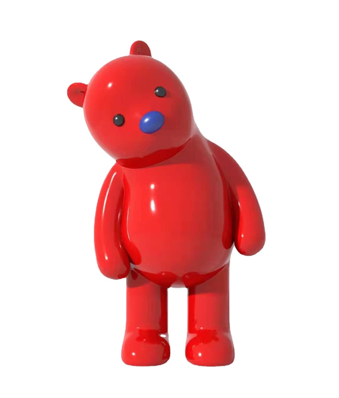 Large Frp Cartoon Ip Corporate Image Sculpture Mall Network Red Bear Mei Chen Mascot Model Item Picture