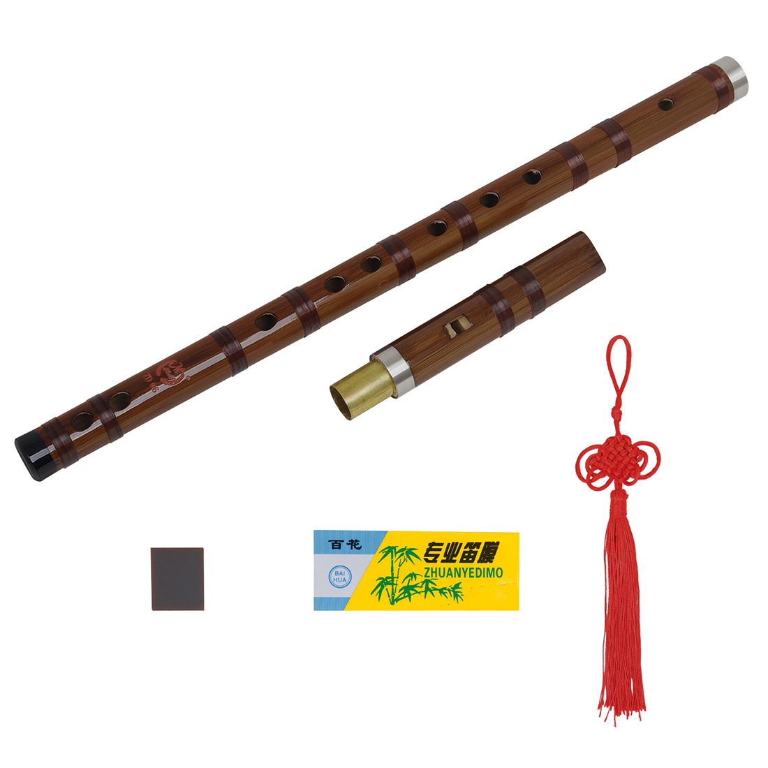 Meibet Professional bamboo flute Instrument beginner beginner with no prior knowledge. Playing the vertical flute in CDEFG key for both adults and children Specification image