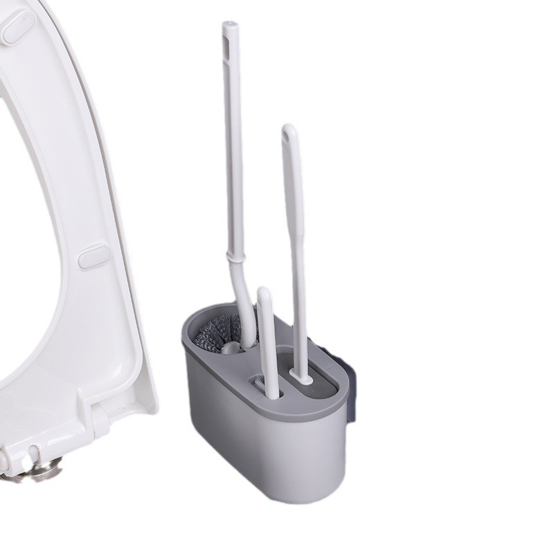 Toilet brush for home use, no blind spots 2023 new wall-mounted toilet brush, bathroom cleaning and toilet cleaning set in one Item Picture