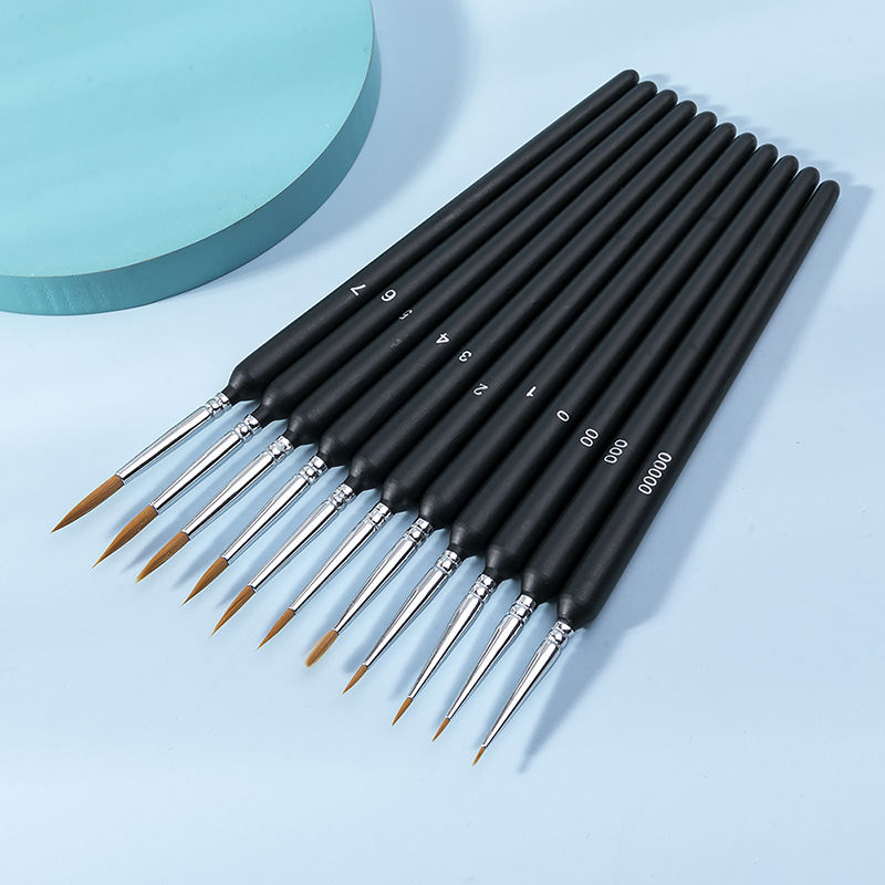 Cross-border frosted black rod ultra-thin single nylon student art special drawing, outlining, digital watercolor outlining pen Application Scenario