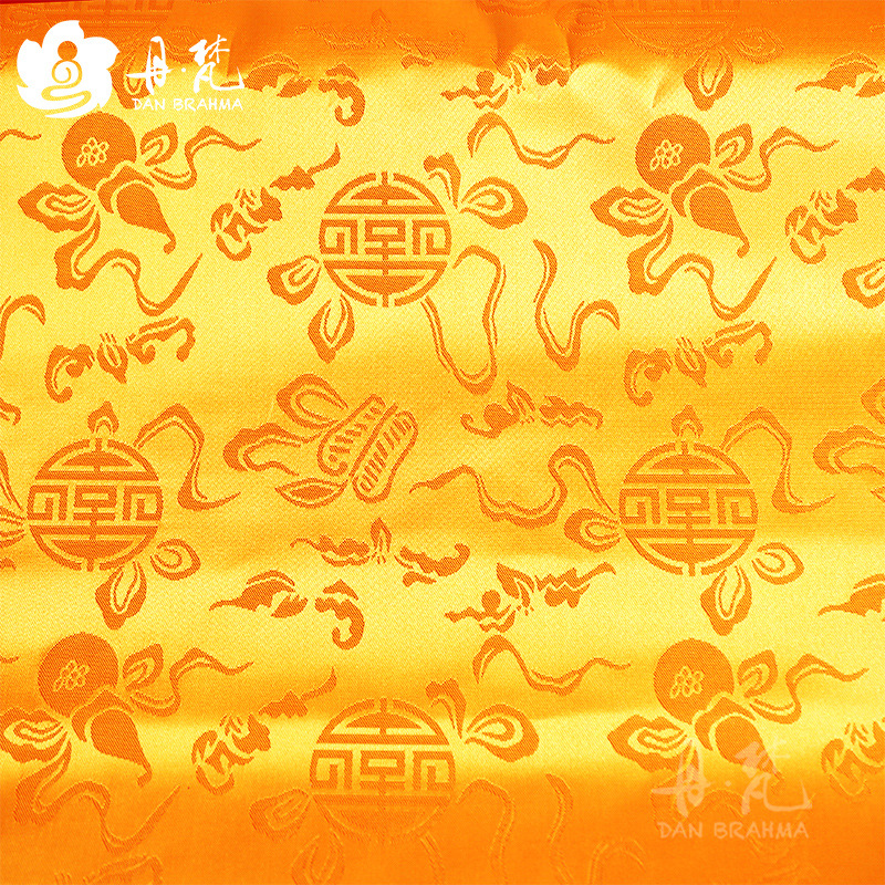 Tibet Tibetan fabric satin five-color fabric auspicious eight treasure color fabric handmade diy five colors details Picture