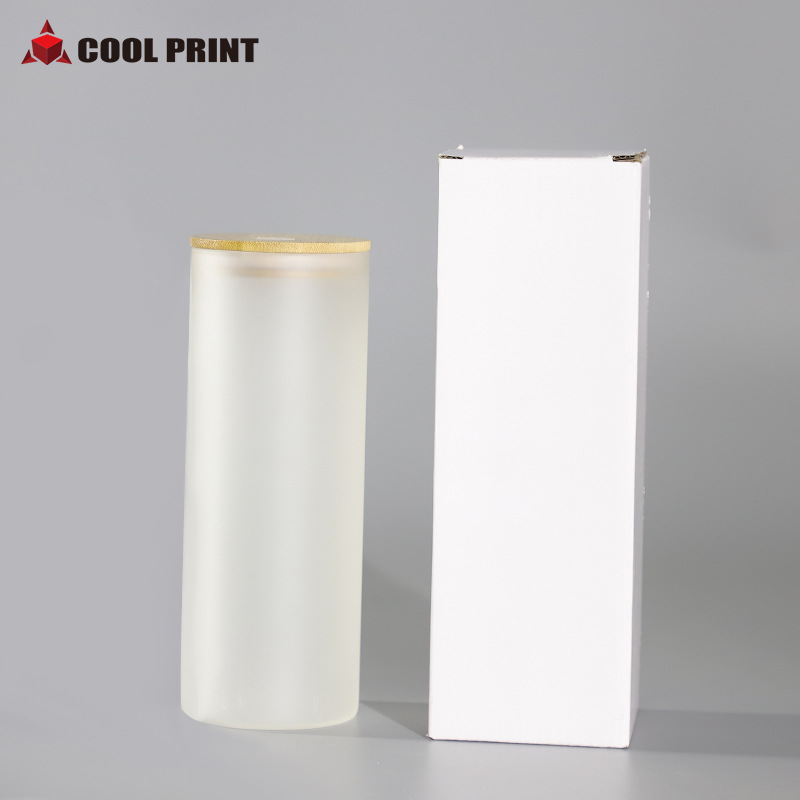 Heat transfer printing 20oz straight straw glass cup, 20oz frosted cup wholesale transparent portable gift men's and women's water cups Application Scenario