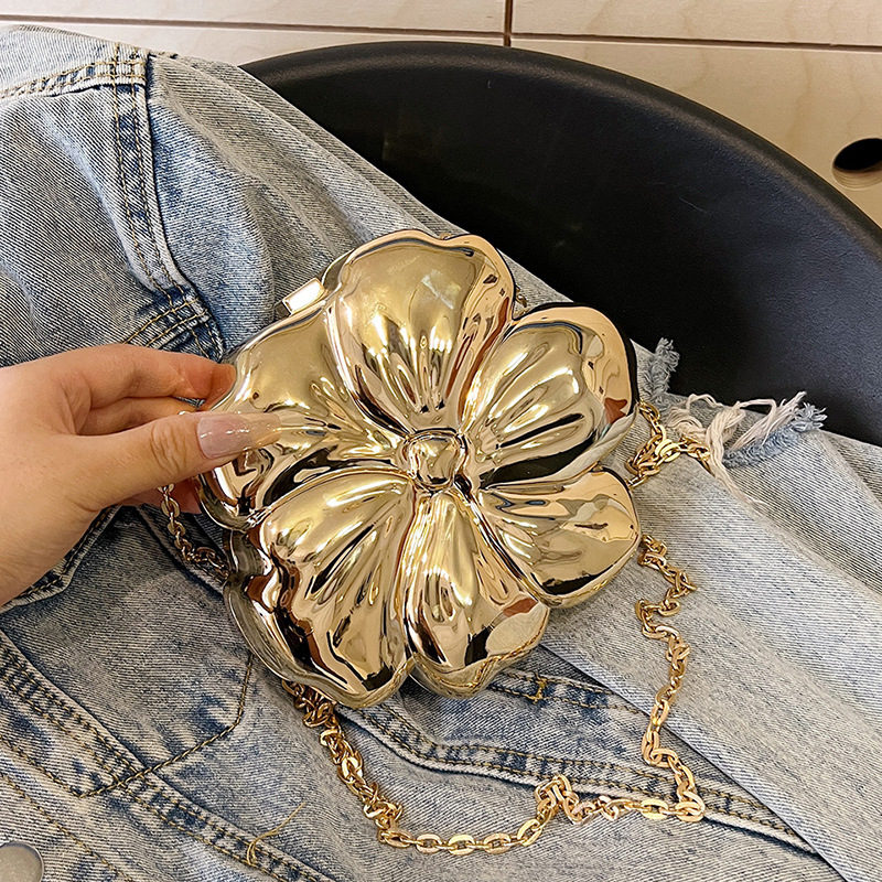 包包女式花朵形状晚宴包跨境爆款洋气潮流2024新款百搭女式包袋潮