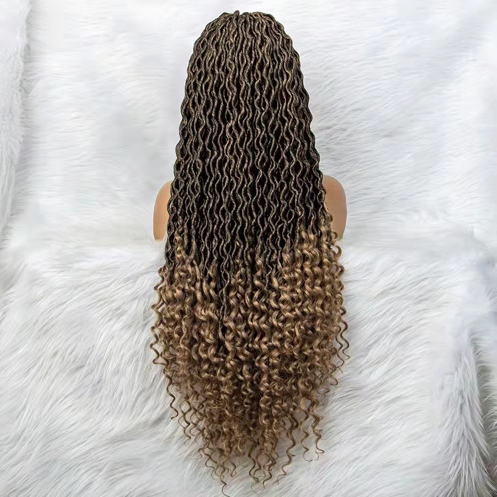 European and American cross-border lace Wig, braid wig, dirty braid wig manufacturer wholesale and customization details Picture