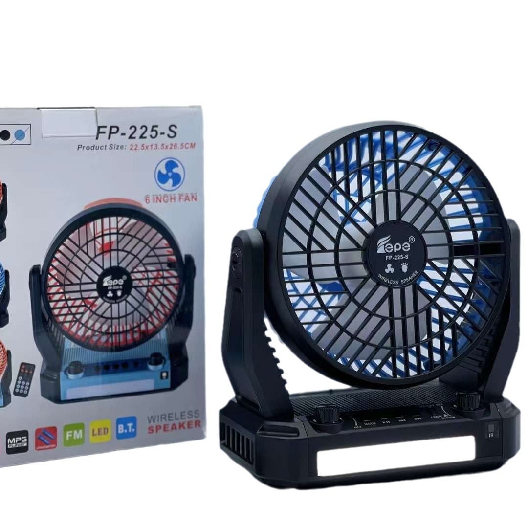 Solar fan speakers are selling well in Africa for export. Bluetooth radio and lighting large speakers and Bluetooth audio equipment Item Picture