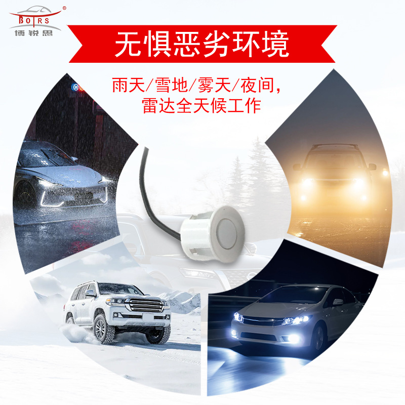 倒车雷达实物图