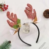 European and American Christmas glowing headbands, reindeer antler headwear, party headbands, Christmas small gifts, party performance dress-up headbands Application Scenario