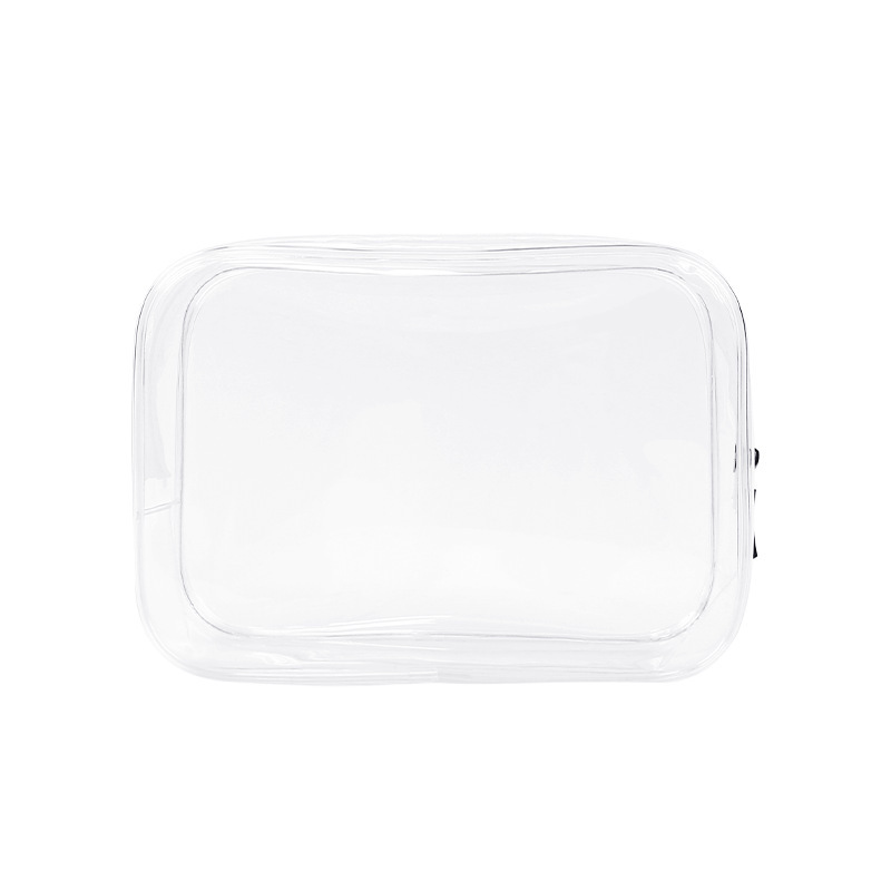 pvc waterproof cosmetic bag for daily use, travel storage, toiletry bag, ins style, large-capacity cosmetic storage bag Item Picture