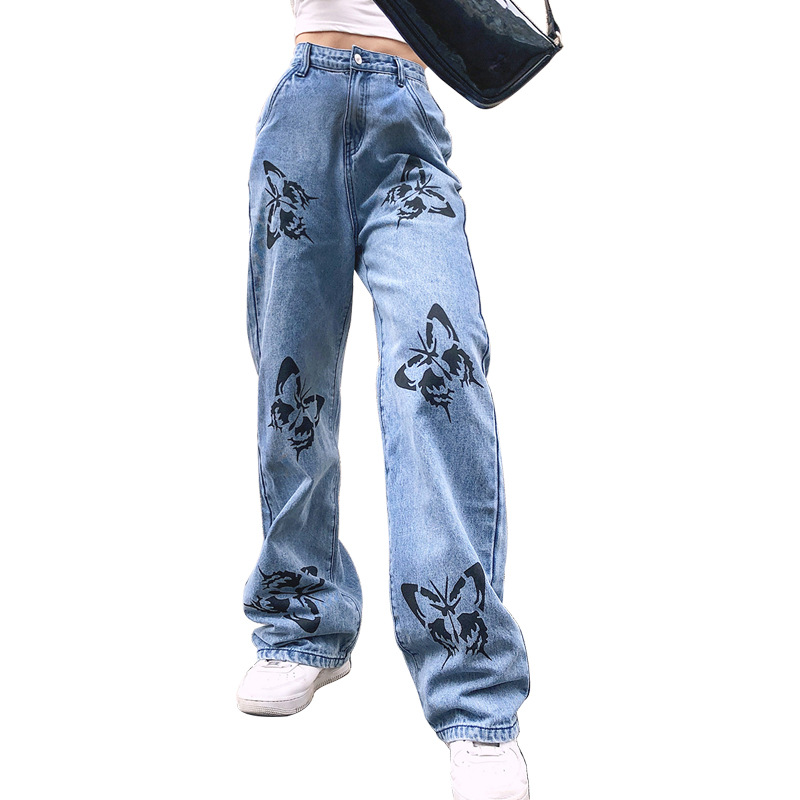 女式牛仔裤实物图