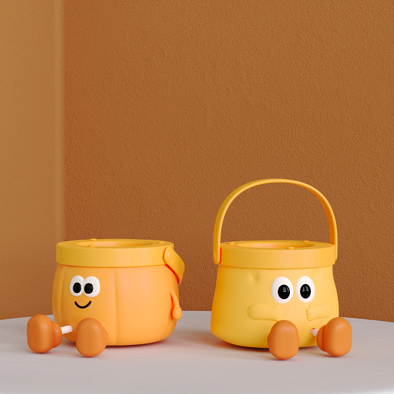 Amazon portable night lights, novel, unique and creative atmosphere, Halloween pumpkin lanterns, student pen holders, soft light bedside lamps Specification drawing