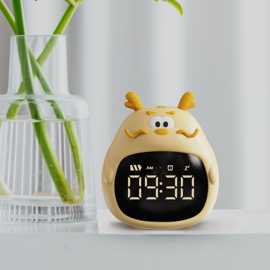 Chubby Dragon Creative Alarm Clock, Student Alarm Clock, Cute Alarm Clock, Cartoon Alarm Clock, Chinese Dragon Alarm Clock, Dragon Specification image