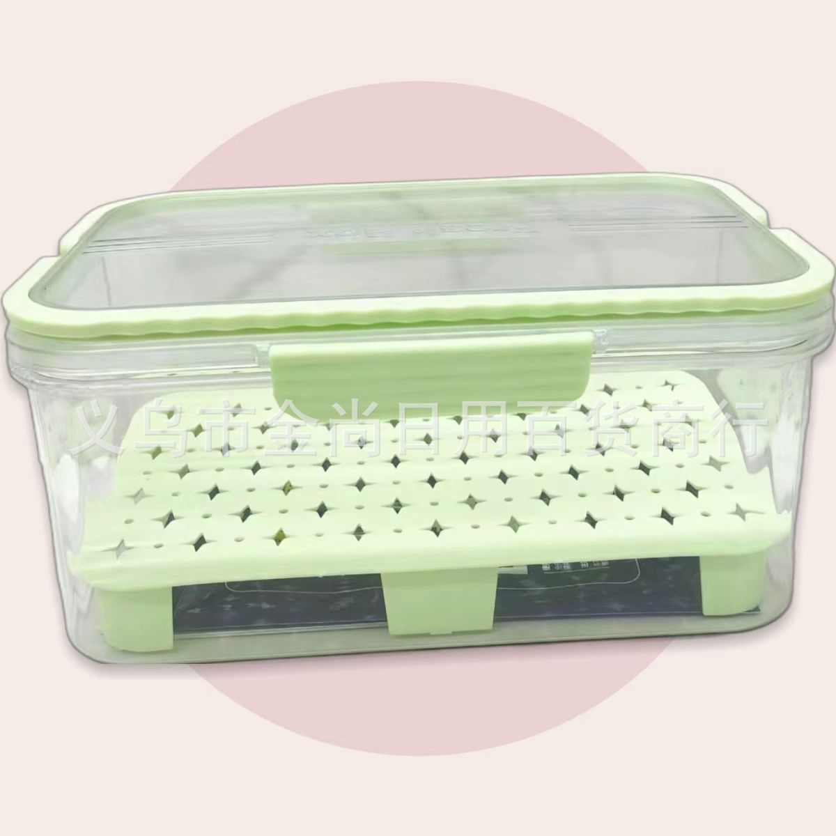 Spring outing large-capacity bento box, student transparent fruit and food sealed storage box, portable food preservation box for outdoor use Specification image