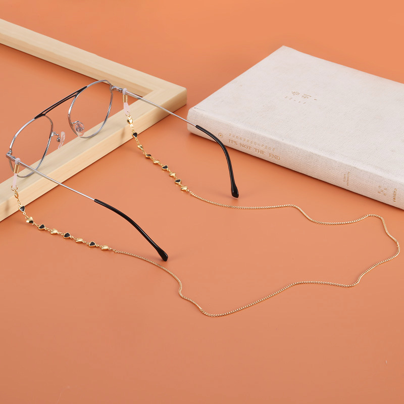 Fashionable and colorful glasses, prevent the glasses chain and rope from slipping off, and use more accessories