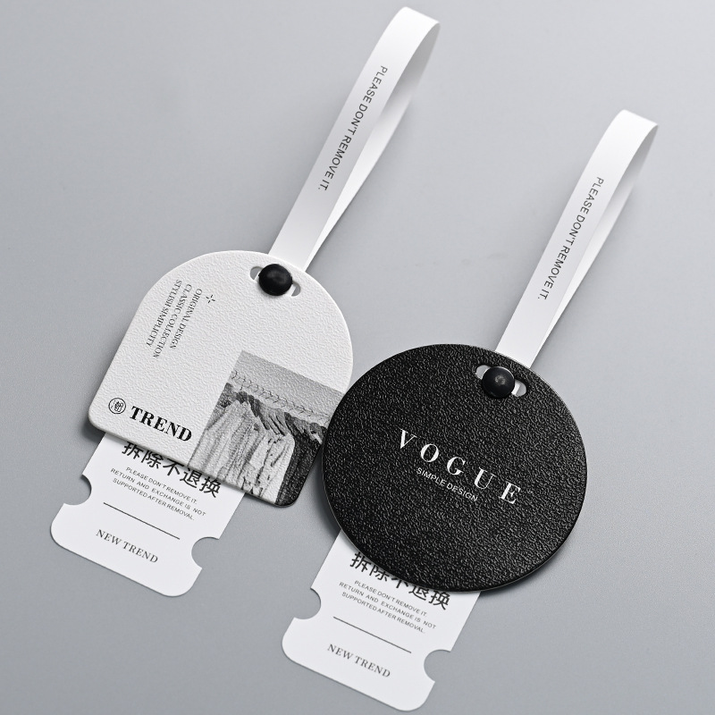 服装吊牌定制高端木头复古天然香樟木衣服挂牌定做合格证标签现货详情7