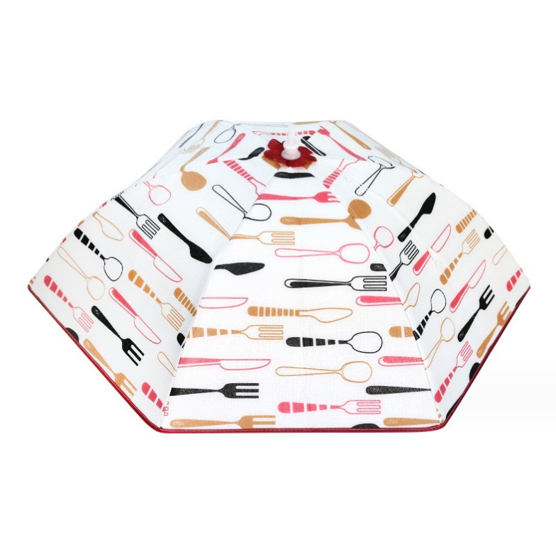 Household large-sized thickened aluminum foil vegetable cover, foldable dining table vegetable cover Item Picture