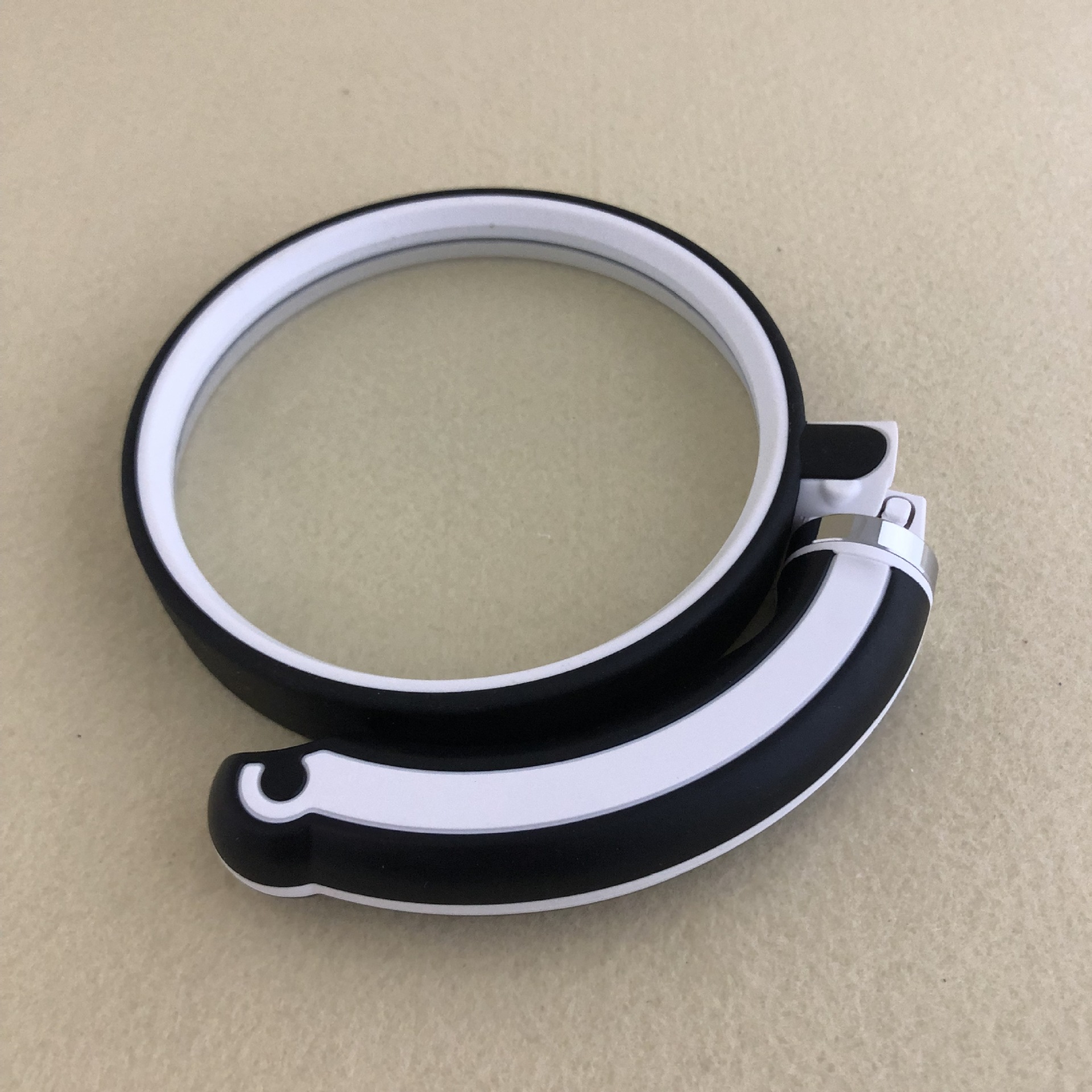 New rubber folding and rotating handheld senior reading student gift repair high-definition glass lens magnifying glass